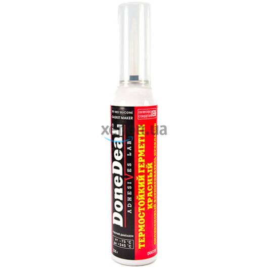 Done Deal Red RTV Silicone Gasket Maker термостойкий до +345 °С красный герметик формирователь прокладок 226 г