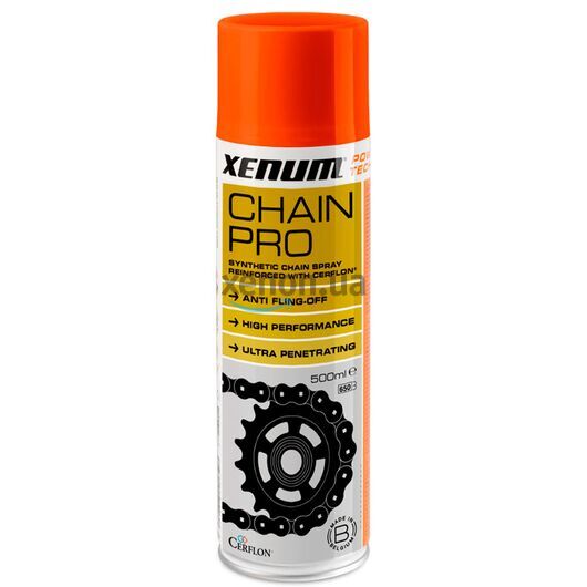XENUM Chain Pro высокоэффективная синтетическая смазка для цепей с Cerflon® 500 мл