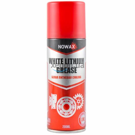 NOWAX White Lithium Grease белая литиевая смазка 200 мл