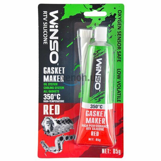 WINSO High-Temperature Gasket Maker +350°С высокотемпературный красный герметик 25 г