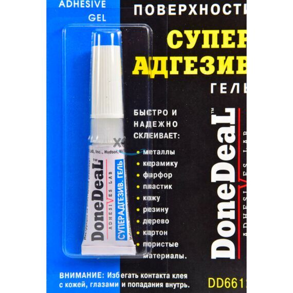 Done Deal Super Adhesive Gel супер адгезив гель 2 г, изображение 2