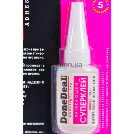 Done Deal Super Glue Ultra Thin затекающий супер клей 30 г, изображение 2