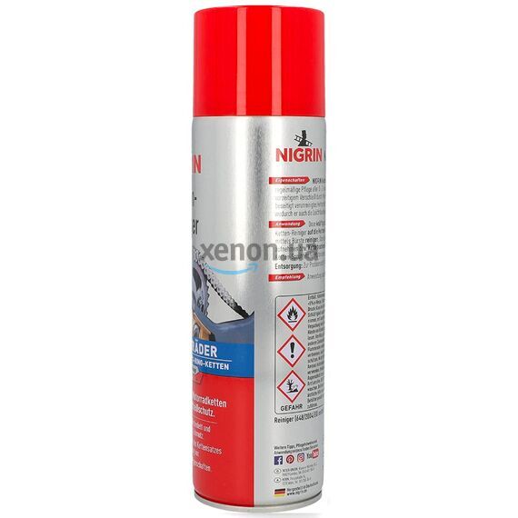 NIGRIN Ketten-Reiniger für Motorrad интенсивный очиститель цепи мотоцикла (Германия) 500 мл, изображение 2