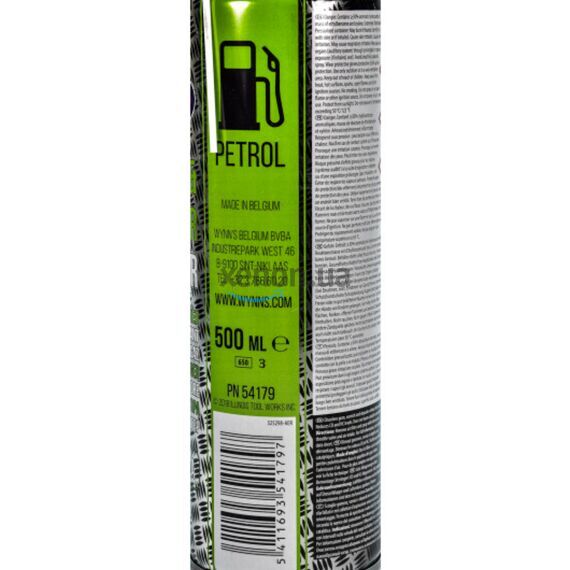 WYNNS Air Intake & Carburettor Cleaner Professional Formula очиститель карбюратора 500 мл, изображение 4