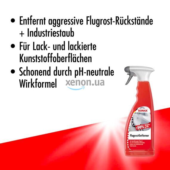 SONAX Flugrost Entferner перетворювач та очищувач іржі 750 мл, Обʼєм: 750 мл, зображення 6