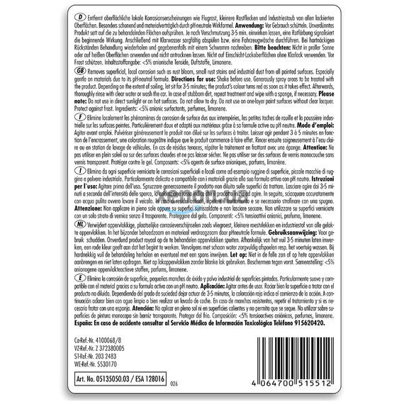 SONAX Flugrost Entferner преобразователь и очиститель ржавчины 5 л, Объем: 5 л, изображение 5