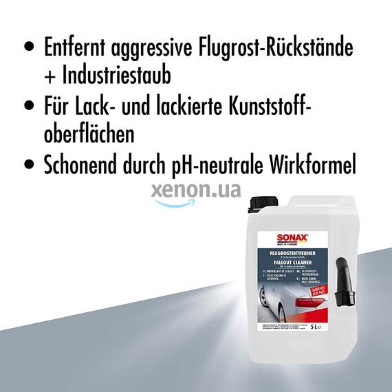 SONAX Flugrost Entferner преобразователь и очиститель ржавчины 5 л, Объем: 5 л, изображение 6