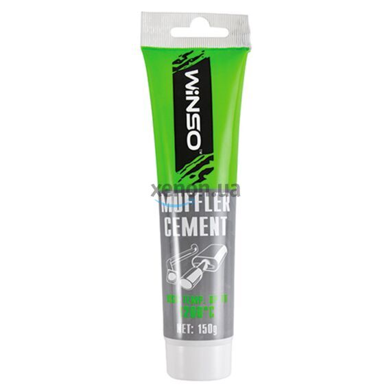 WINSO Muffler Cement +1200⁰C герметик для ремонта глушителя и выхлопной системы 150 г